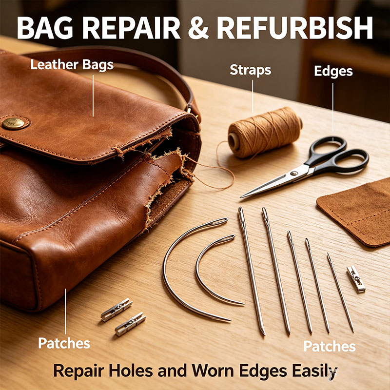 Leatherwork Hand Sewing Needles - Kit de Agulhas de Costura em