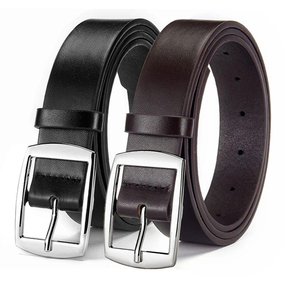 Leather Work Jeans - Novo cinto de luxo para homens