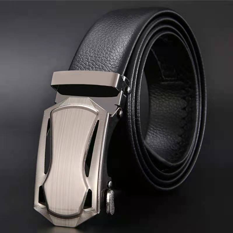 Leather Work Jeans - Cinto masculino de negócios elegante com