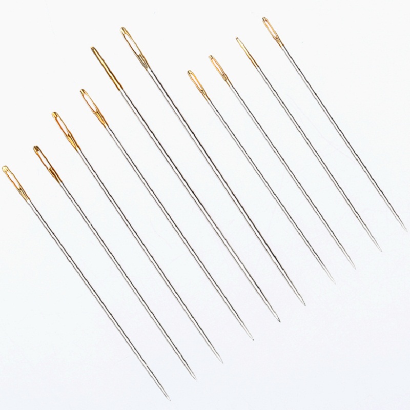 Leatherwork Hand Sewing Needles - 10 pçs tamanhos sortidos leathercraft agulhas