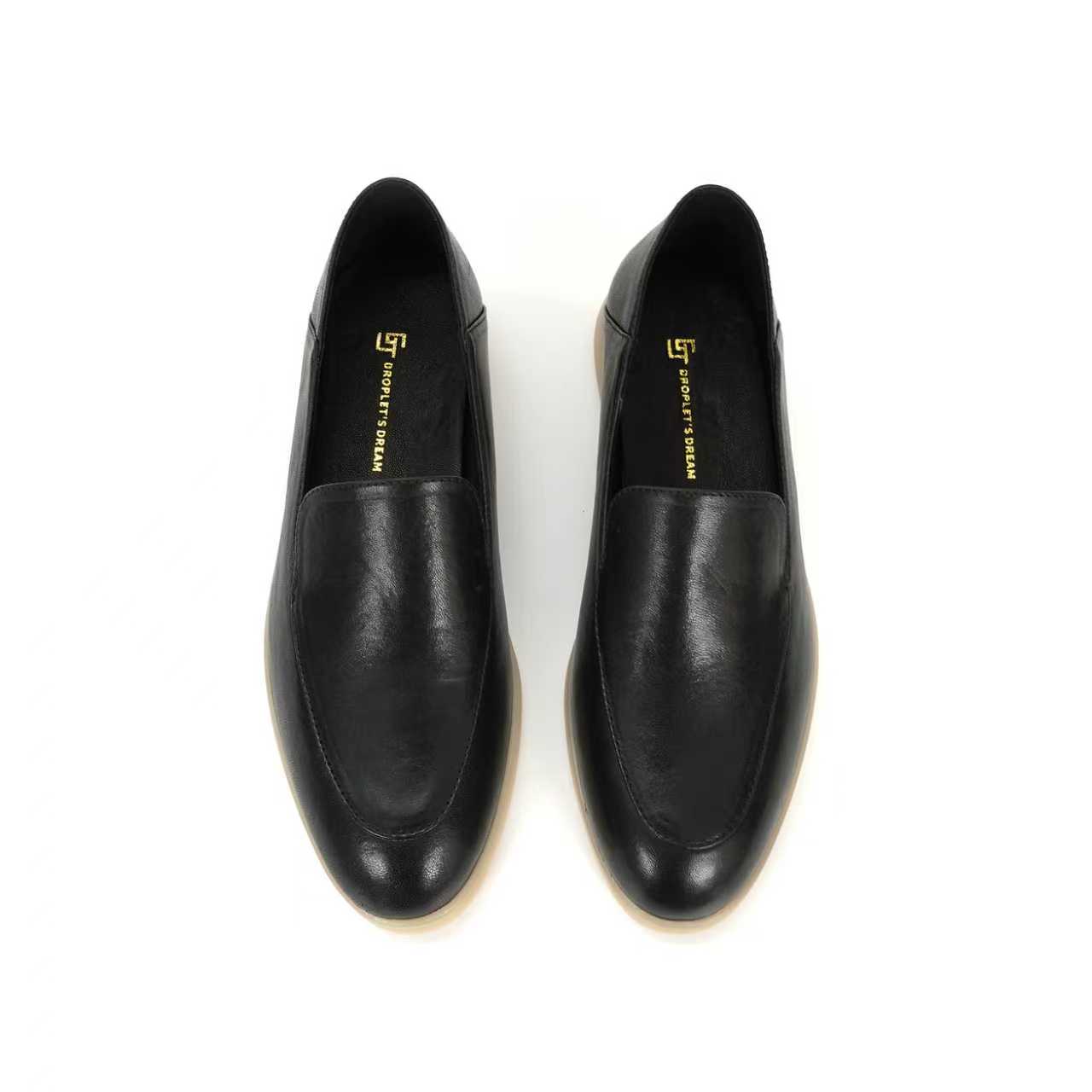 Leather Work Outfit - Sapatos de Couro de Vaca de