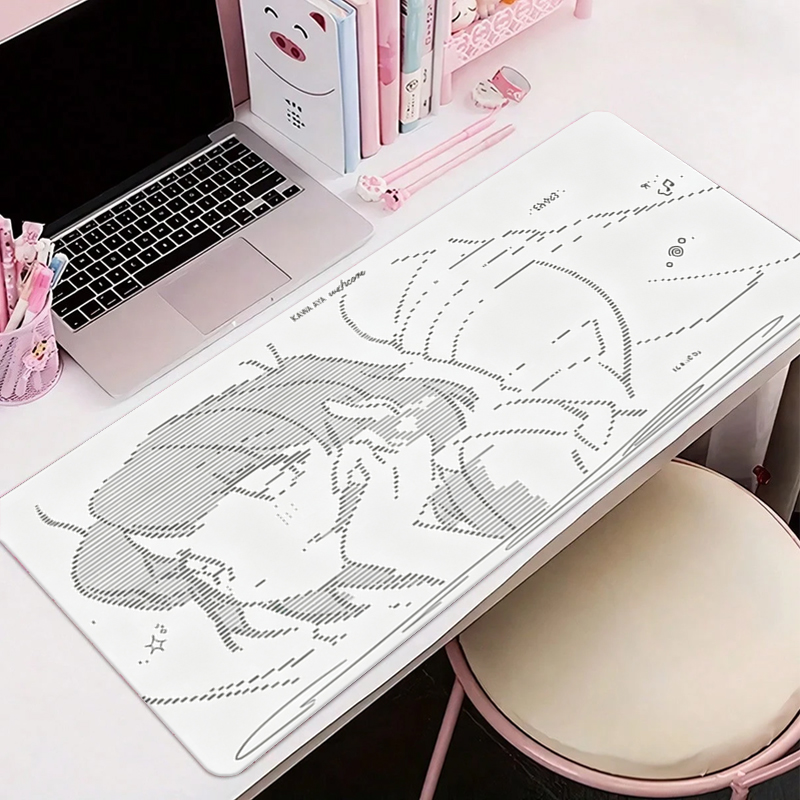 Leatherwork Desk - 1Pç Mouse Pad de Couro Anime
