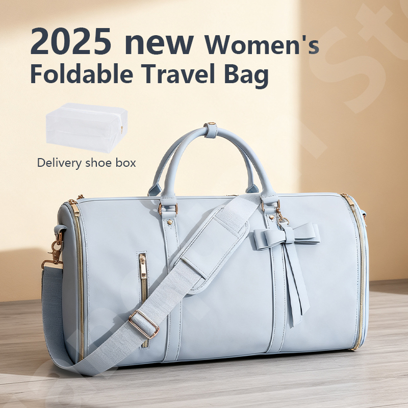 Leather Work Duffle Bag - 2025 Nova Bolsa de Fato de