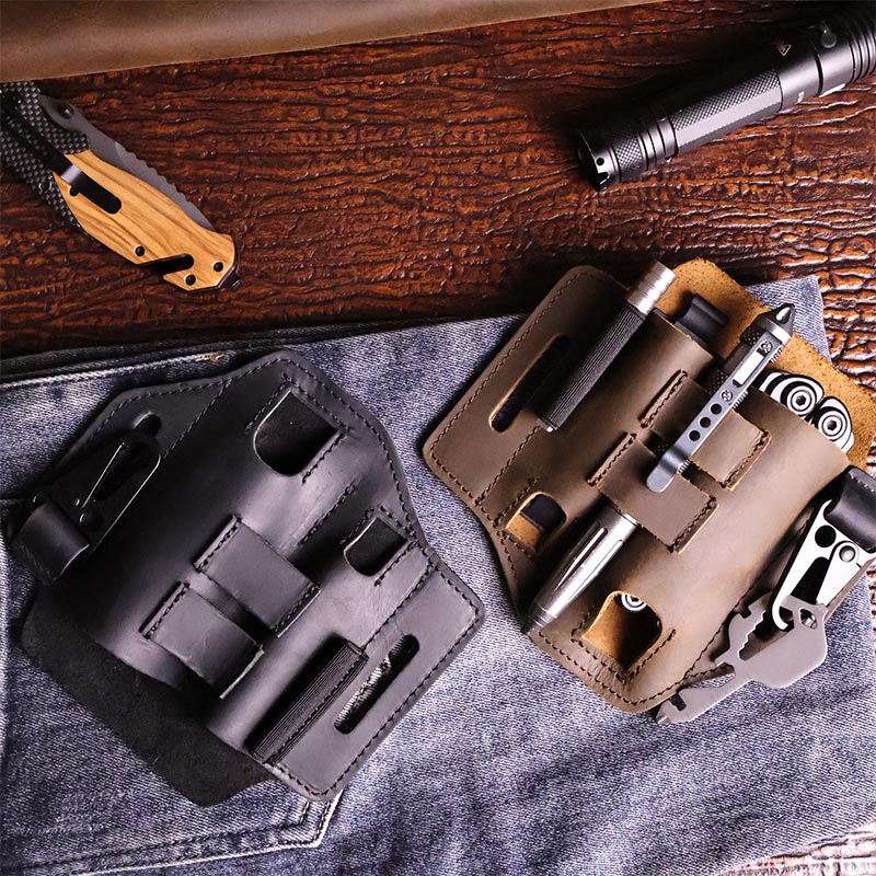Pochete tática com bainha para - Leatherwork Knife Sheath avaliação e preço