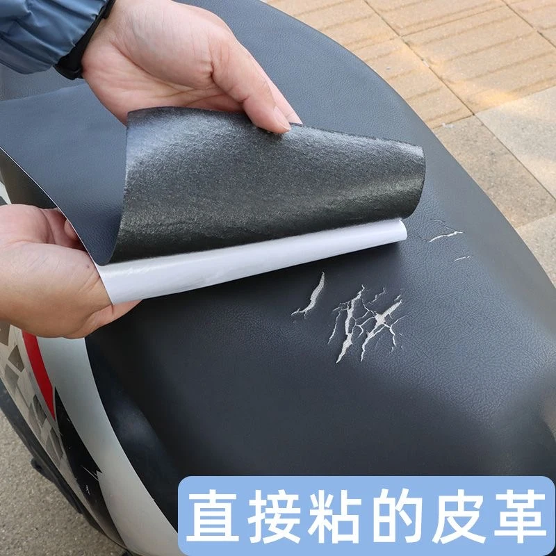 Couro autoadesivo para reparo  - Leatherwork Desk avaliação e preço