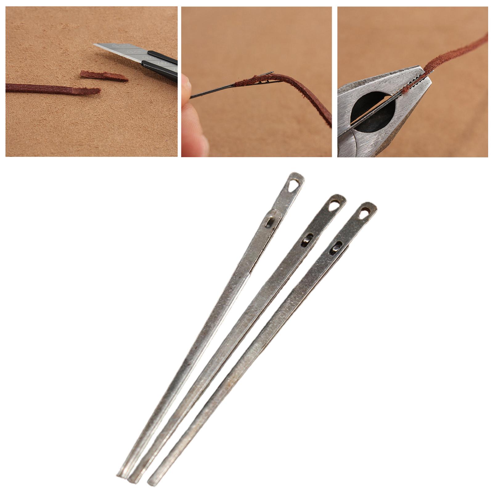 Kit de Agulhas de Metal Duráve - Leatherwork Hand Sewing Needles avaliação e preço