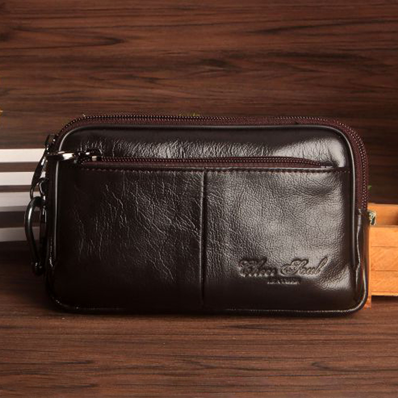 Couro genuíno Fanny Pack para  - Leatherwork Wallet avaliação e preço