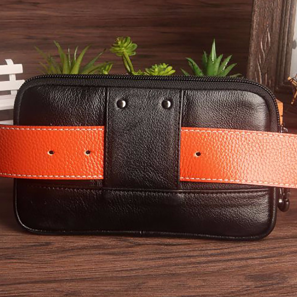 Couro genuíno Fanny Pack para  - Leatherwork Wallet avaliação e preço