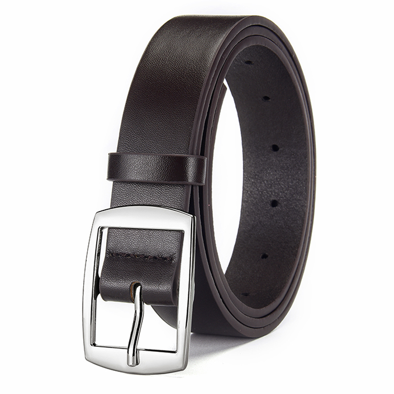 Novo cinto de luxo para homens - Leather Work Jeans avaliação e preço