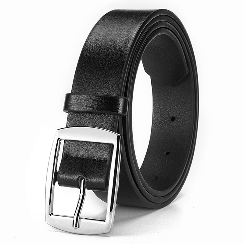 Novo cinto de luxo para homens - Leather Work Jeans avaliação e preço