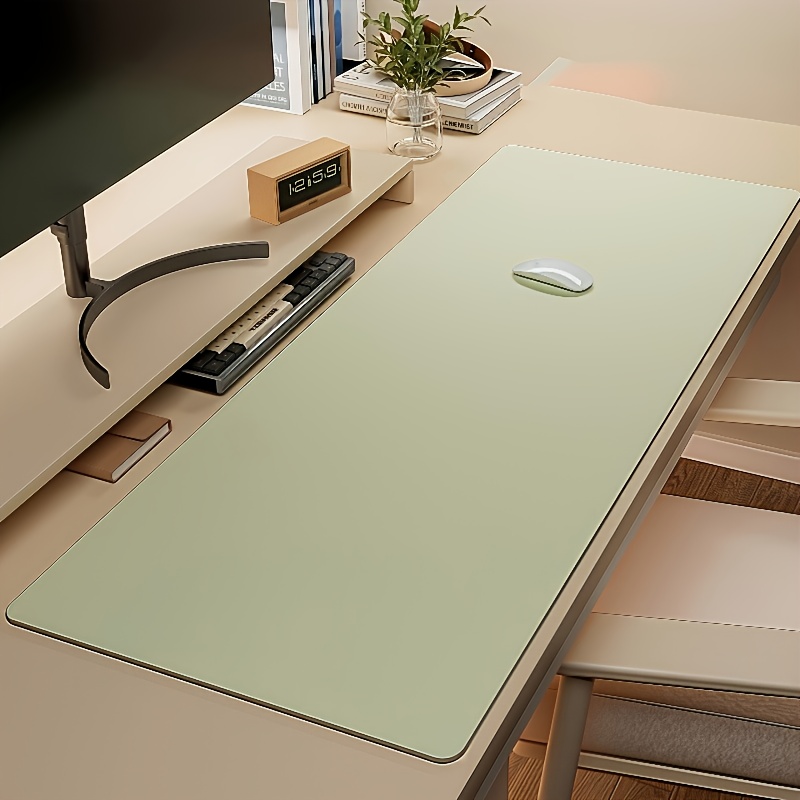 1pc grande mouse pad de couro  - Leatherwork Desk avaliação e preço