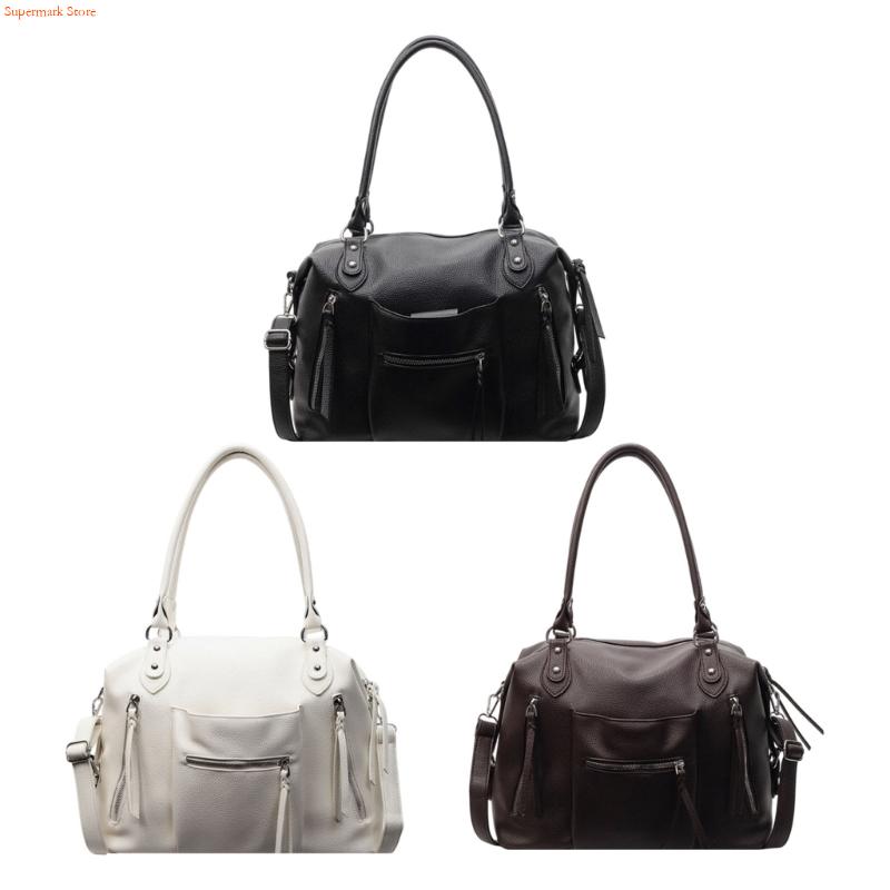 Q5we multiuso axilas saco retr - Leather Work Duffle Bag avaliação e preço