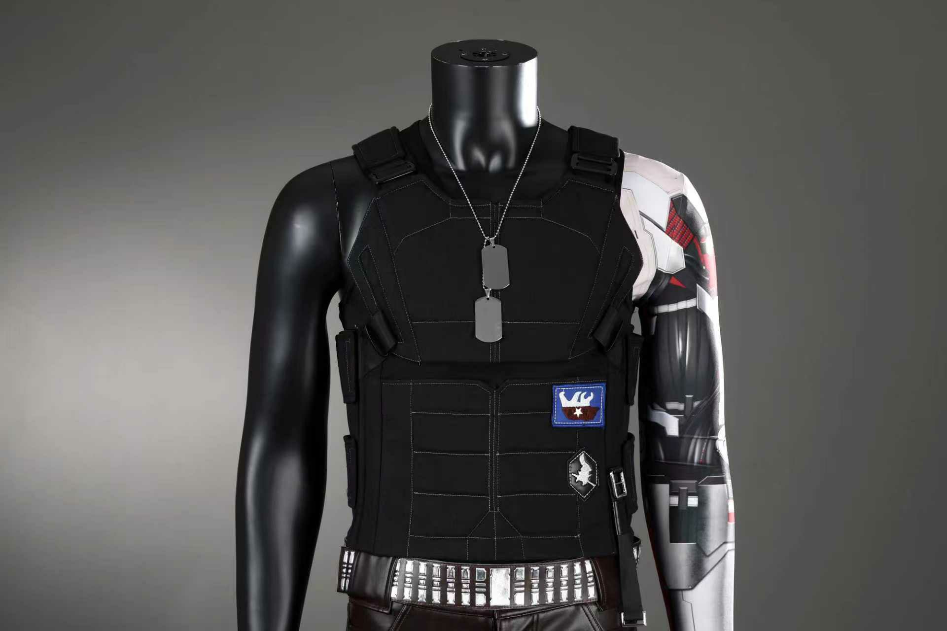 Johnny silverhand cosplay traj - Leather Work Pants avaliação e preço
