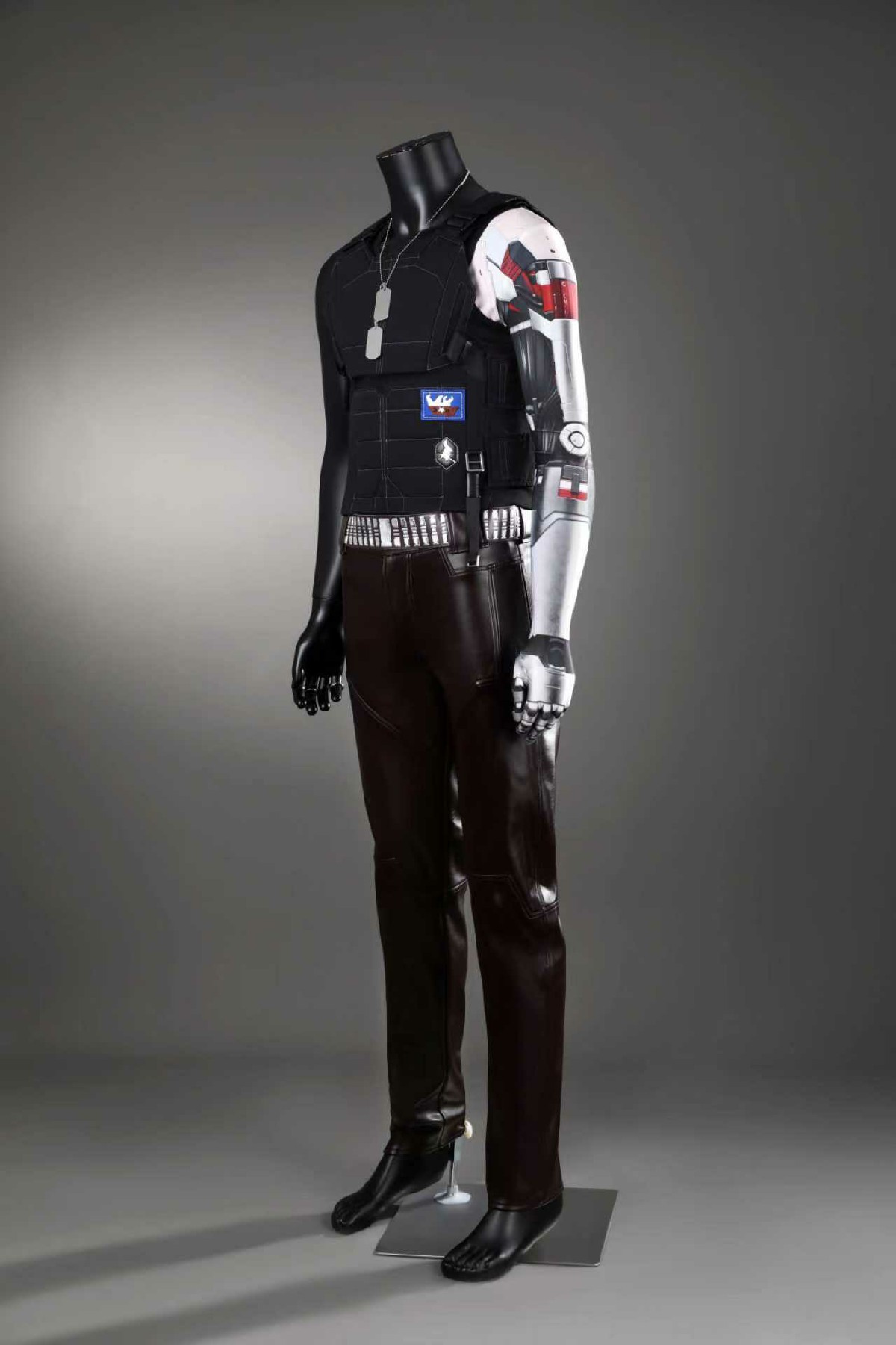 Johnny silverhand cosplay traj - Leather Work Pants avaliação e preço