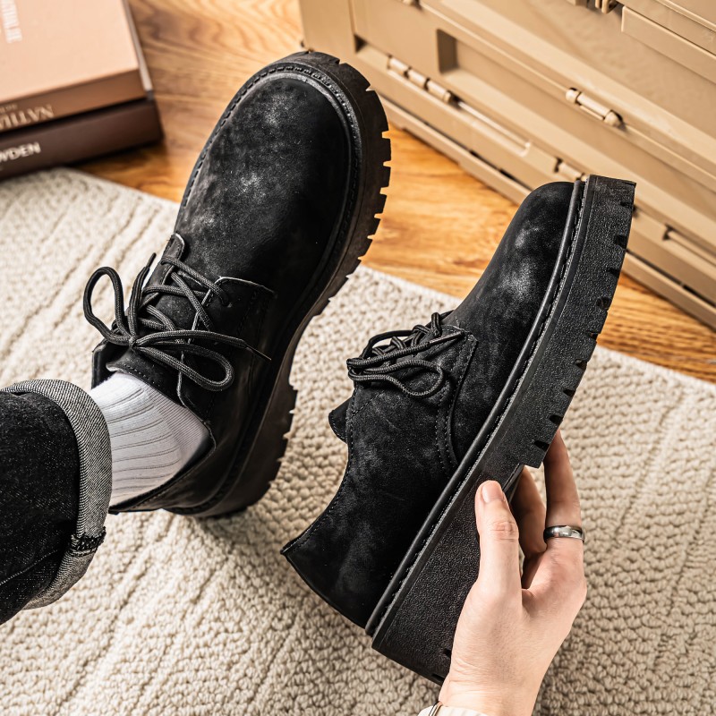 Sapatos masculinos simples, fo - Leather Work Outfit avaliação e preço