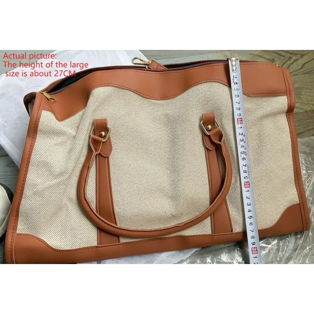 Conjunto de Bolsas Tote Vintag - Leather Work Duffle Bag avaliação e preço