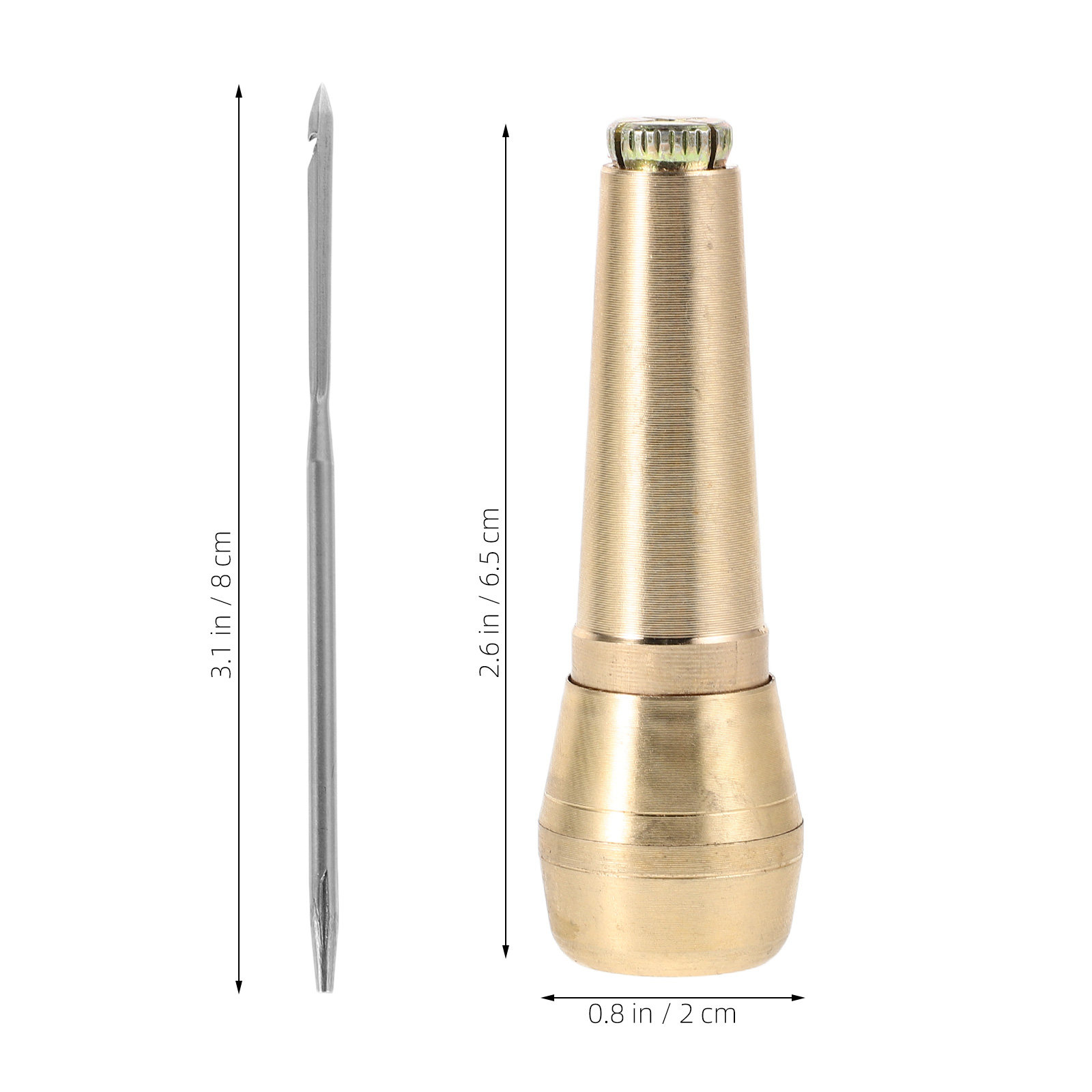 1 Conjunto de Agulha Perfurado - Leatherwork Hand Sewing Needles avaliação e preço
