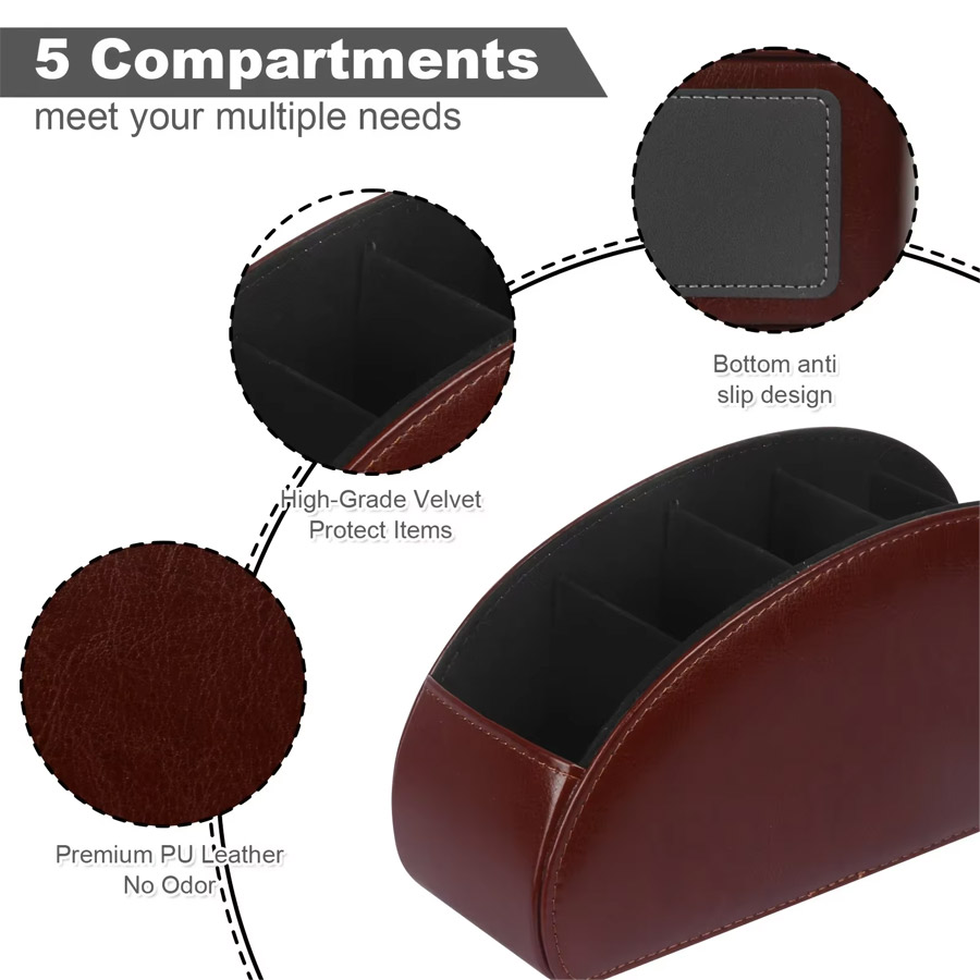 Organizador de Mesa em Couro P - Leatherwork Desk avaliação e preço