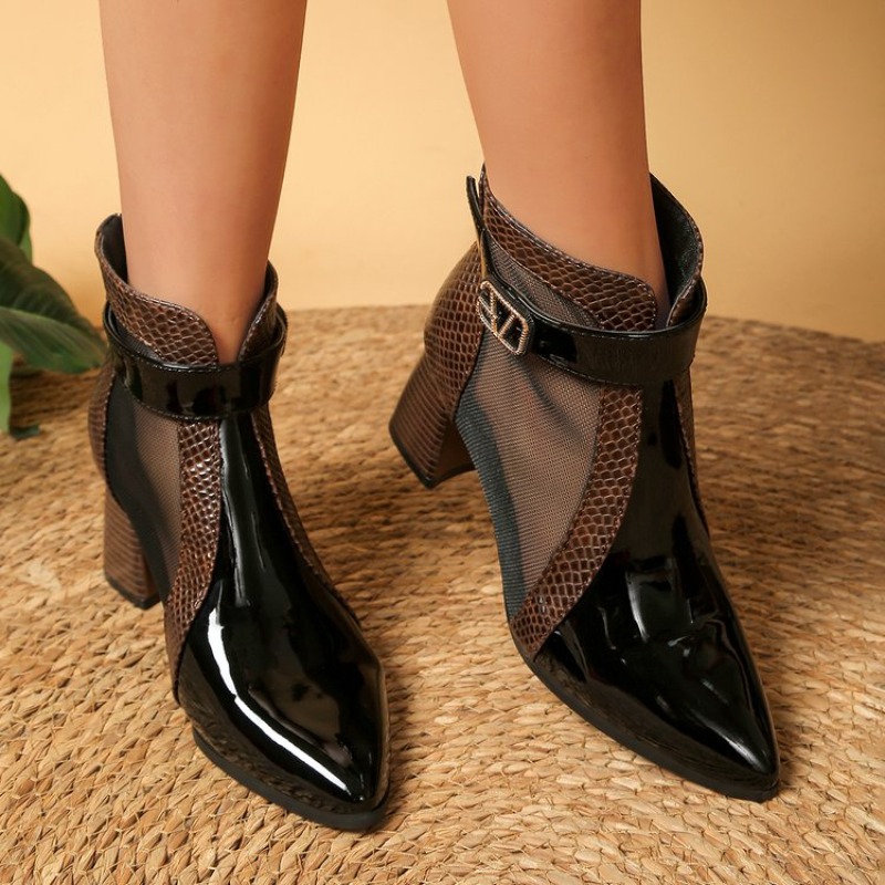 Botas Femininas de Couro com R - Leather Work Outfit avaliação e preço