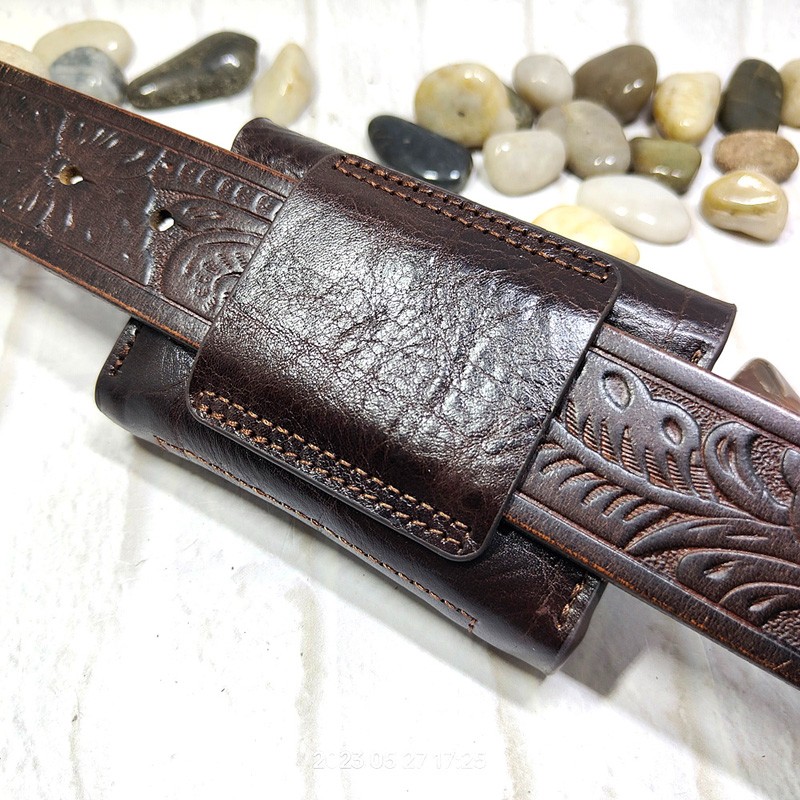 Blong-Mini bolsa de cintura de - Leatherwork Wallet avaliação e preço