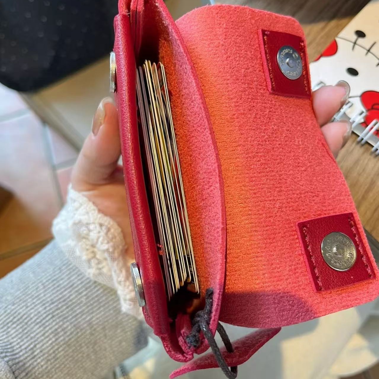 Bolsa de Moedas de Couro Verme - Leatherwork Wallet avaliação e preço