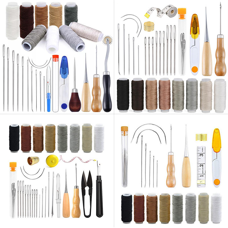 Kit de Costura em Couro, Conju - Leatherwork Hand Sewing Needles avaliação e preço