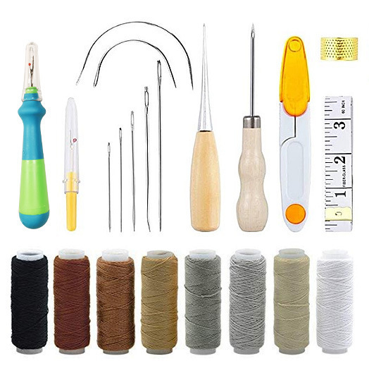 Kit de Costura em Couro, Conju - Leatherwork Hand Sewing Needles avaliação e preço