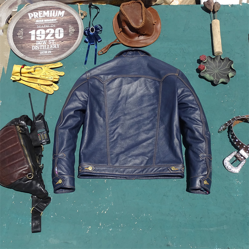   Jaqueta Masculina de Couro G - Leather Work Jeans avaliação e preço