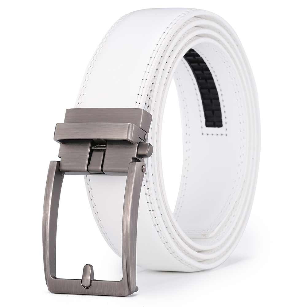 Cinto de golfe branco de luxo  - Leather Work Jeans avaliação e preço