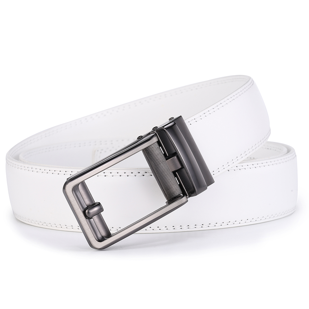 Cinto de golfe branco de luxo  - Leather Work Jeans avaliação e preço