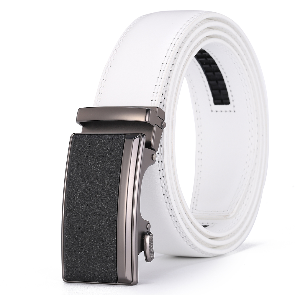 Cinto de golfe branco de luxo  - Leather Work Jeans avaliação e preço