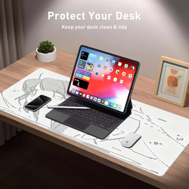 1Pç Mouse Pad de Couro Anime A - Leatherwork Desk avaliação e preço