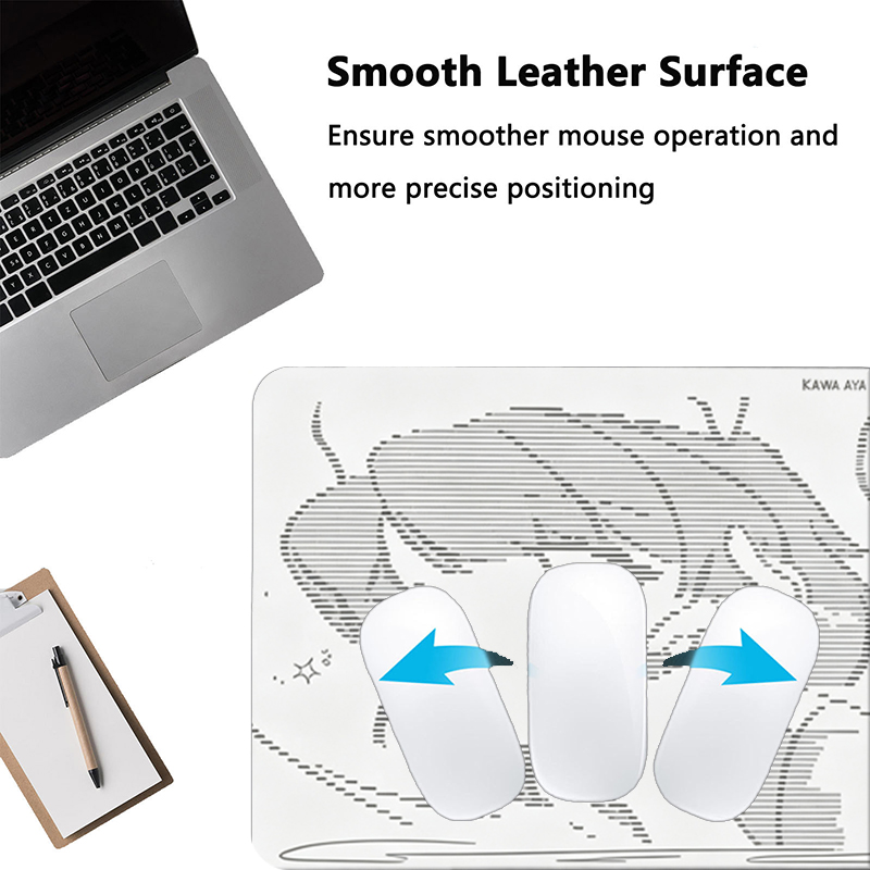 1Pç Mouse Pad de Couro Anime A - Leatherwork Desk avaliação e preço